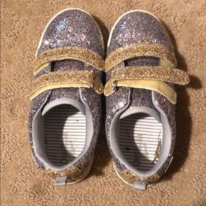 Girls size 12 glitter shoes